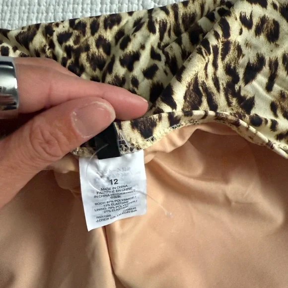 J.Crew Ruched One Piece Halter Swimsuit in Cheetah Print - Picture 4 of 6